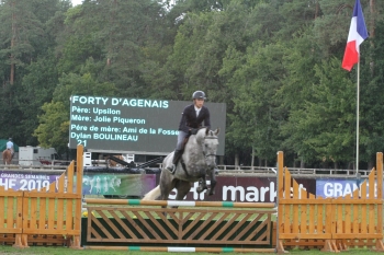 Grande semaine de Fontainebleau : Excellente performance de FORTY  D'AGENAIS